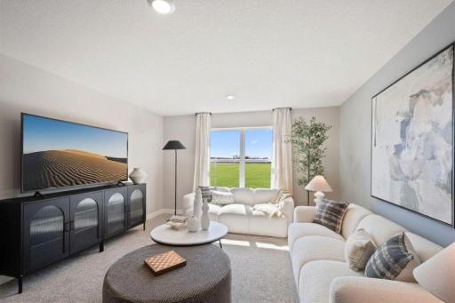 An alternate view of the loft. Photo of model home, colors and finishes may vary.