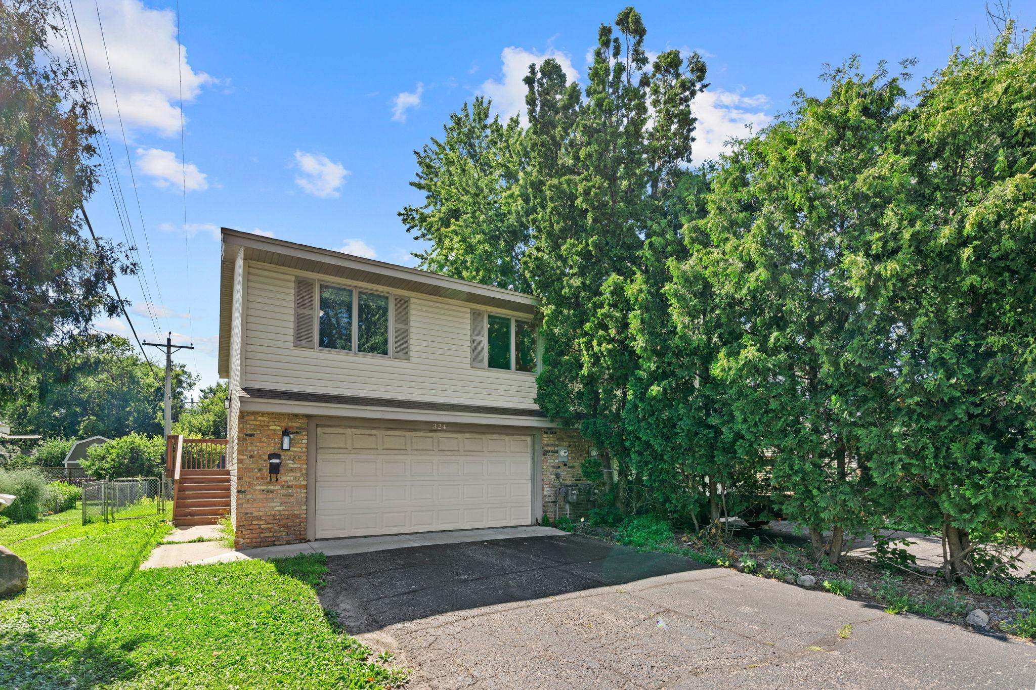 Front exterior of the home.
