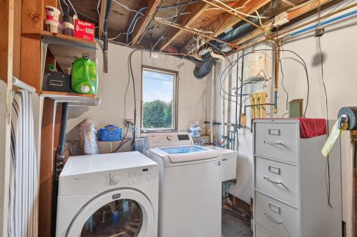 The dedicated laundry and utility room.