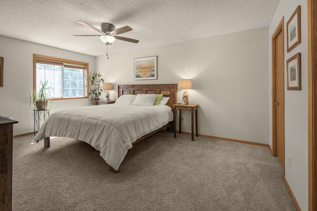Bring your king size bed! Generous Primary BR w/walk in closet and an additional closet.