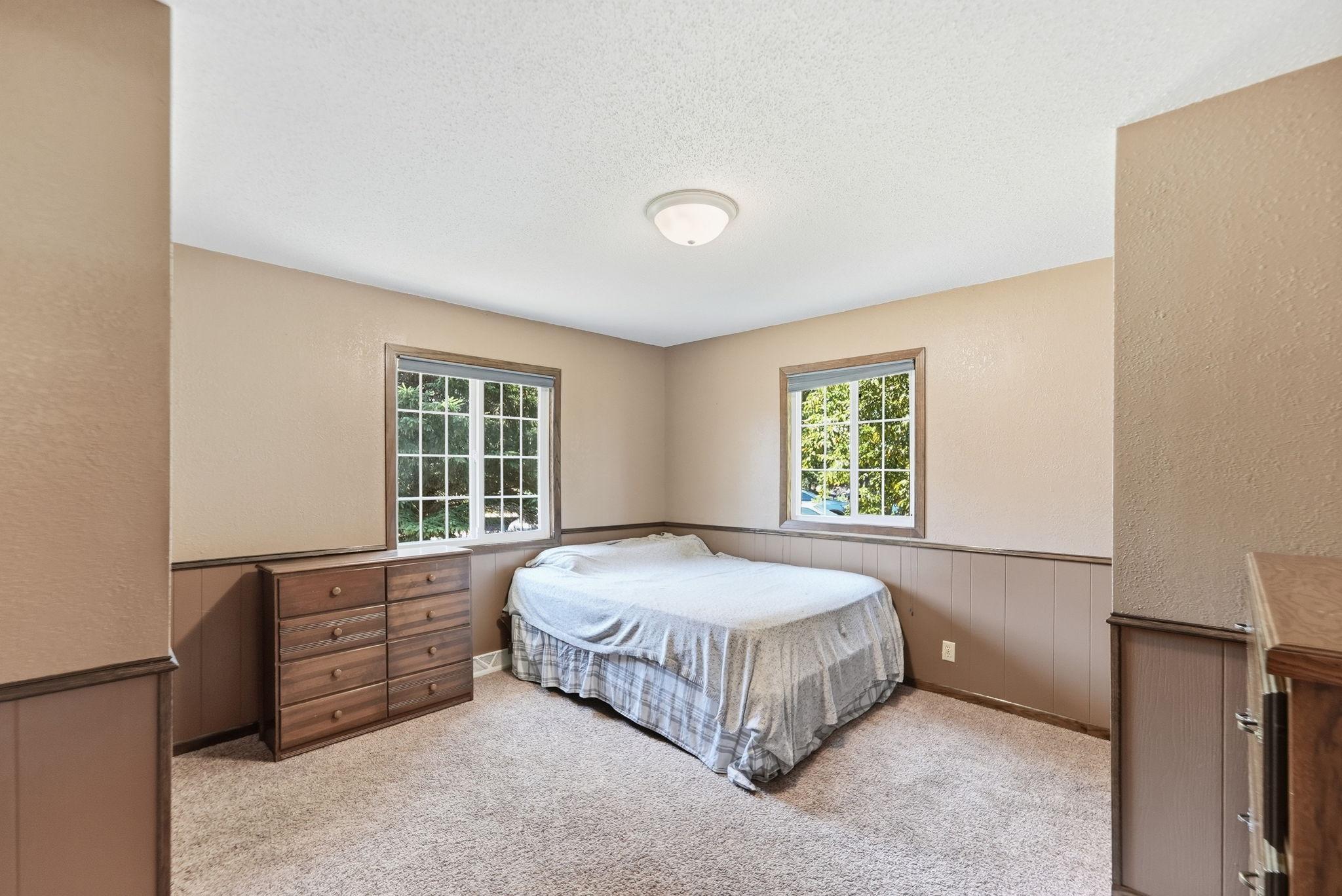 1 of 2 upper level bedrooms