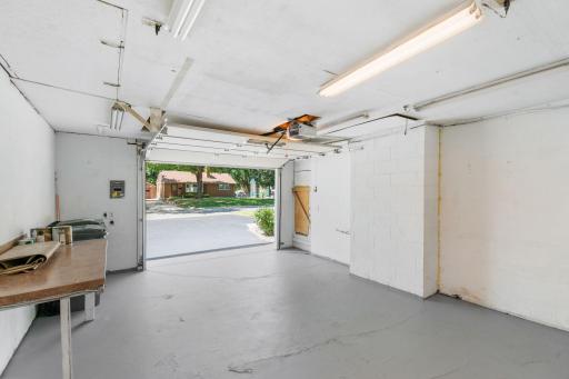 Attached garage