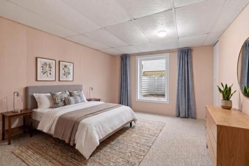 AI-generated potential fourth bedroom if an egress window was added