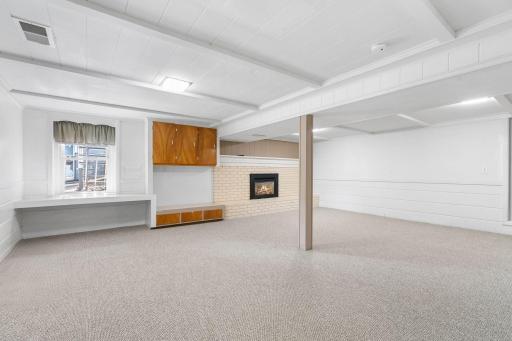 Lower-level family room and common area