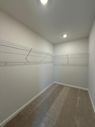Walk-In closet in the owners suite provides plenty of space