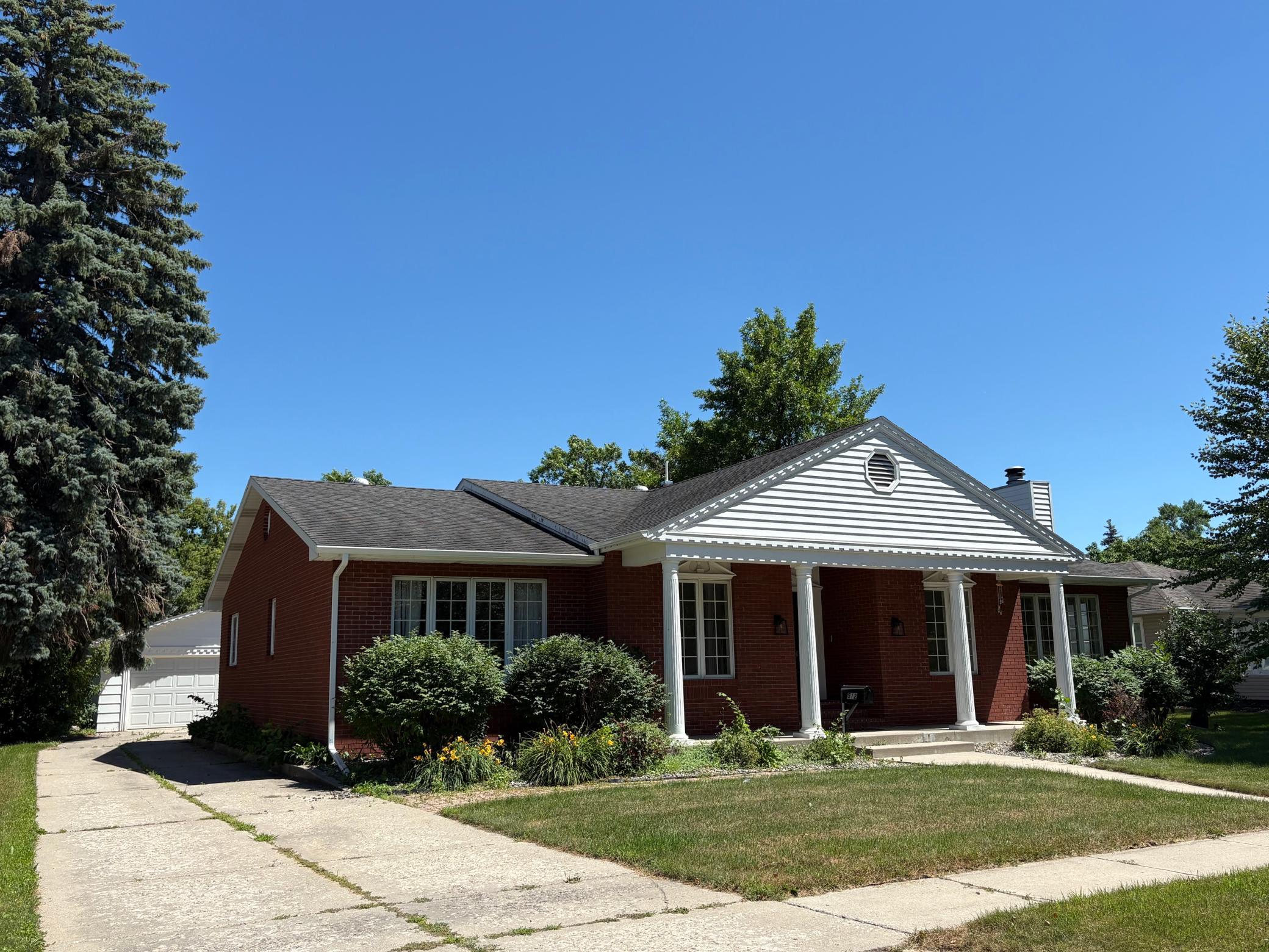 Front & garage