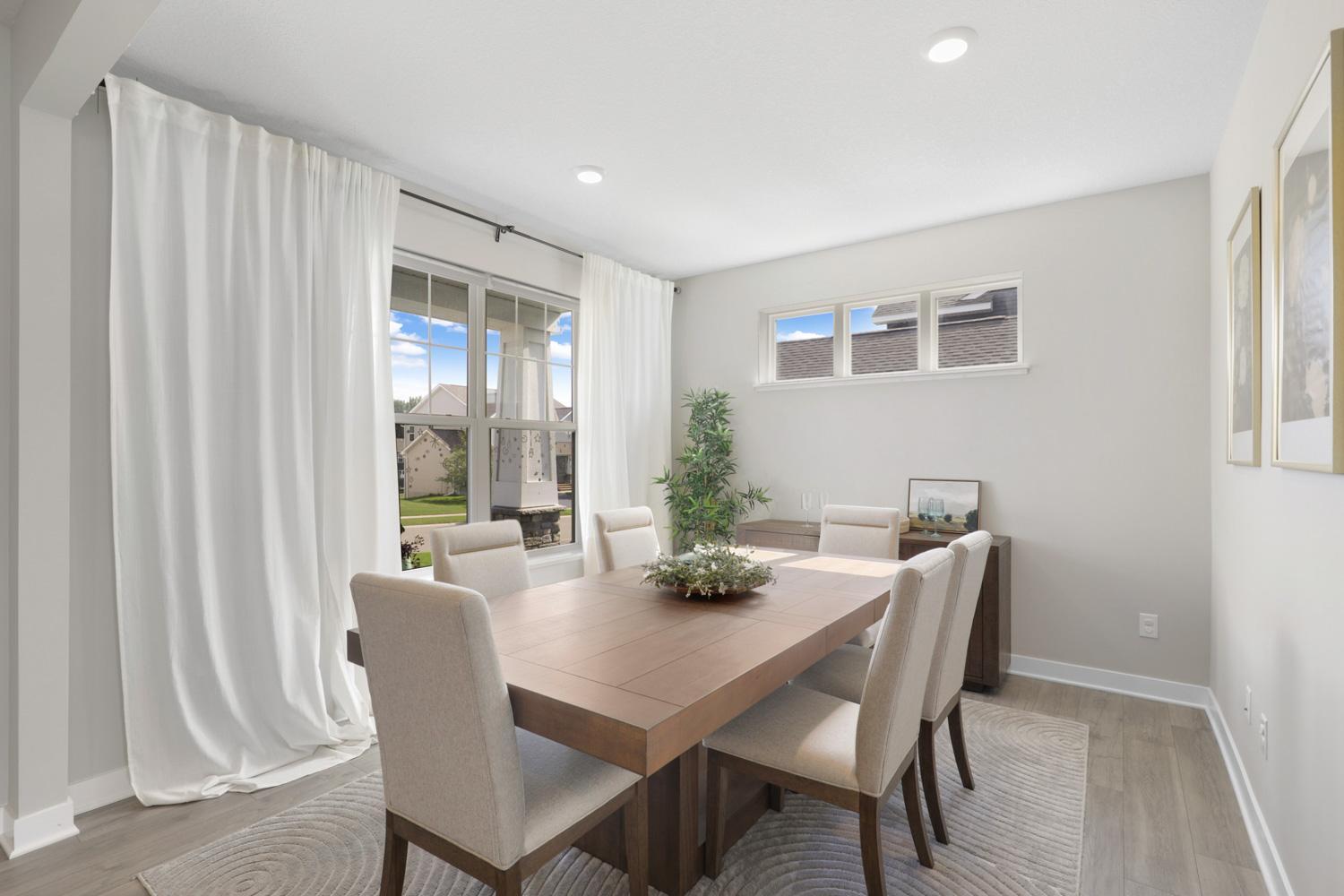 Sun-Filled Dining Room