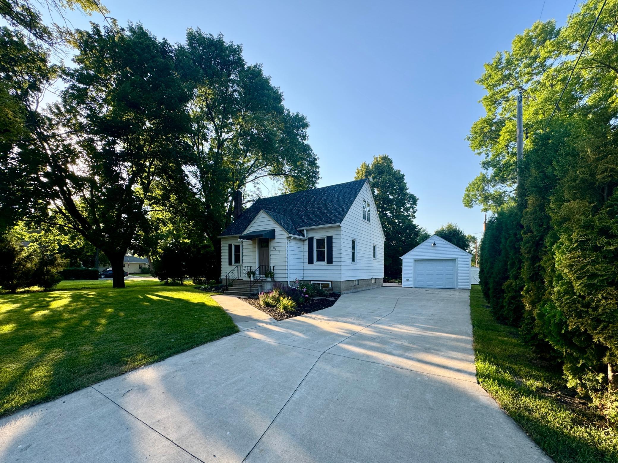 concrete driveway