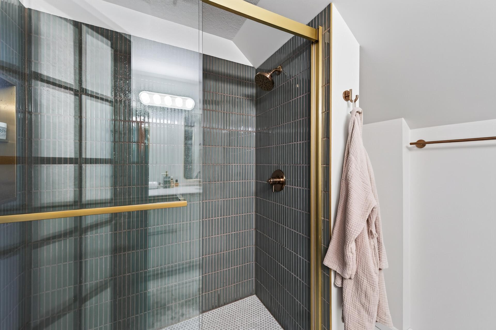 and Gorgeous walk-in shower!