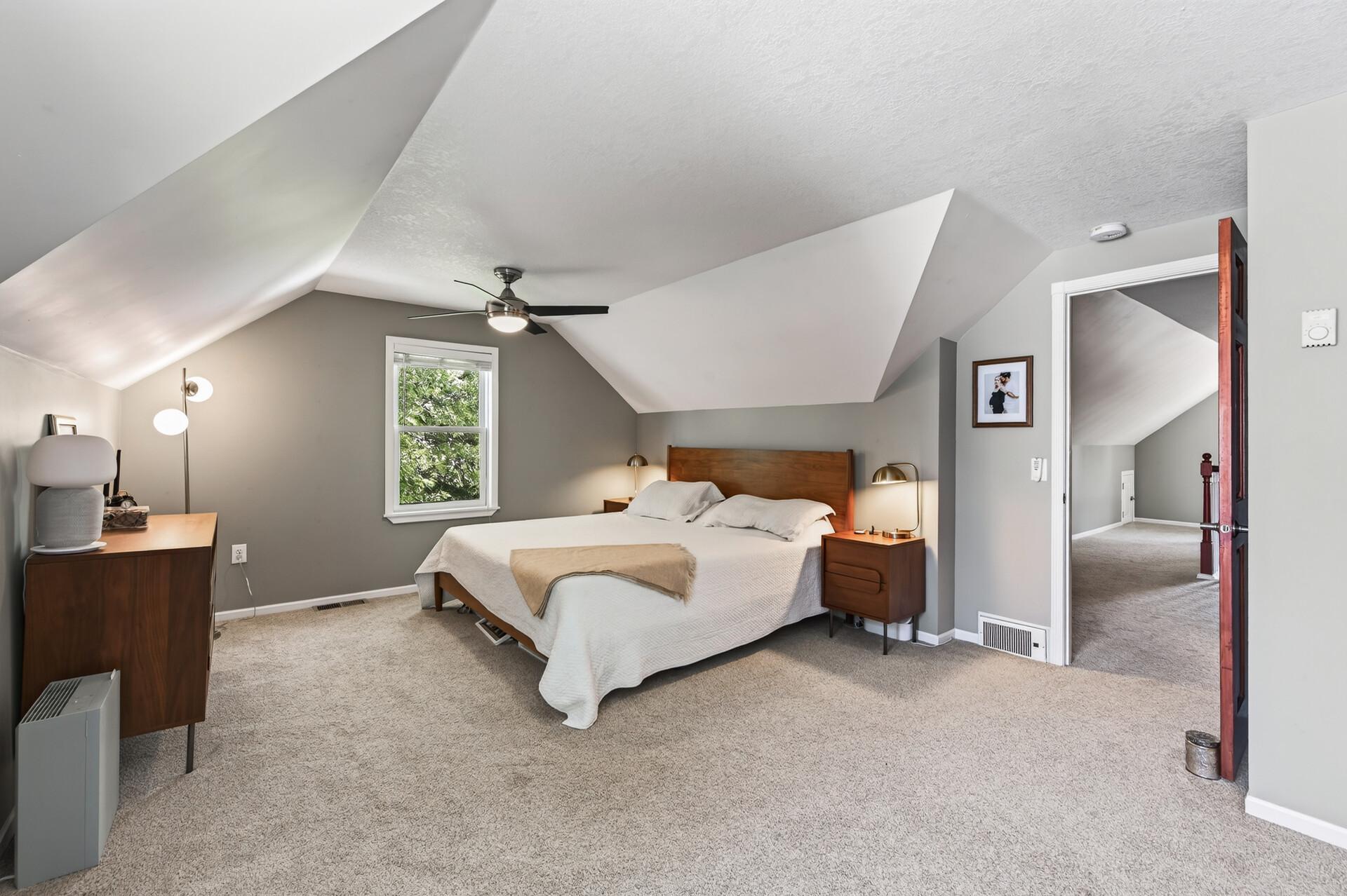 Plenty of space for large King-sized bed