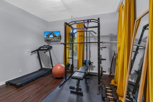 1223- Main Level Bedroom- currently used as an exercise room
