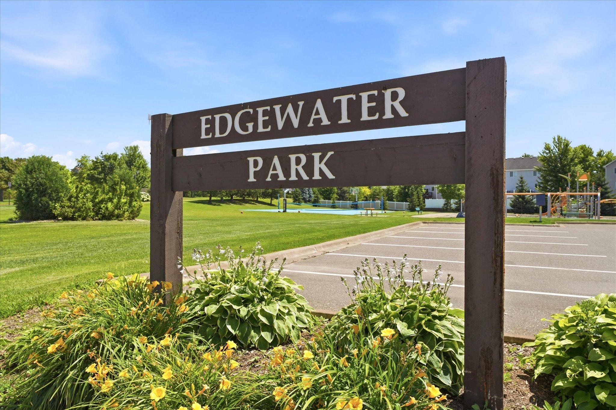 Edgewater Park is just a short walk away, offering an outstanding neighborhood amenity with recreation, and green space.