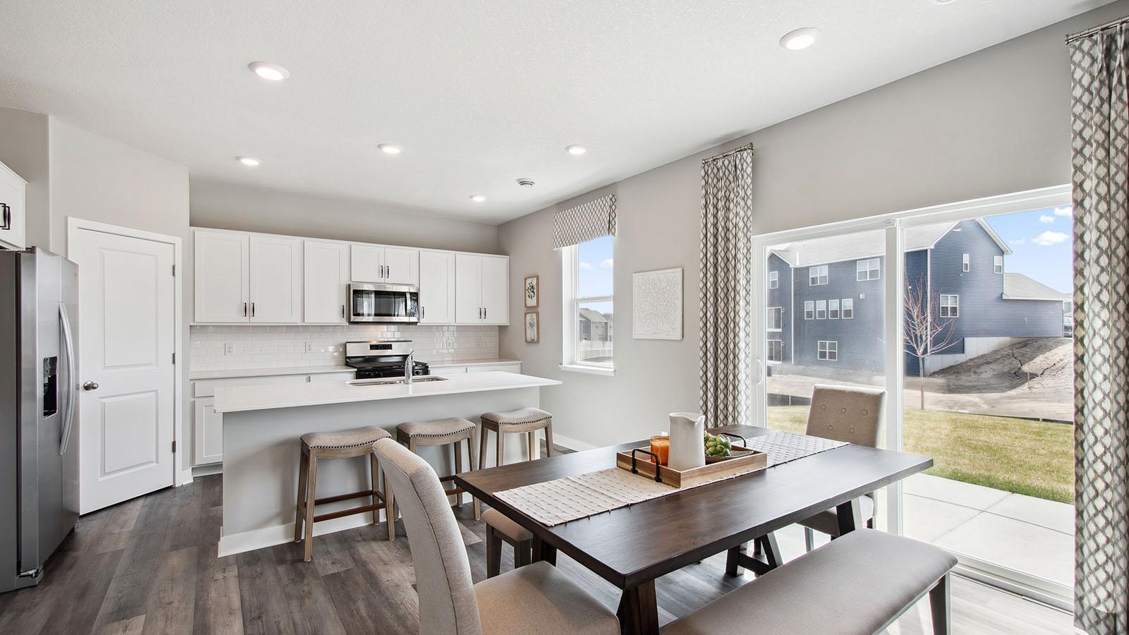 Beautiful open kitchen with an abundance of natural light