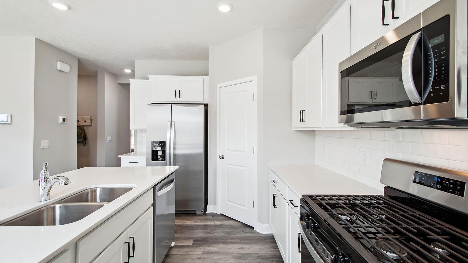 Tons of cabinet space, walk in pantry