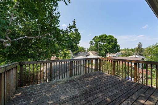 Backyard deck. L side.