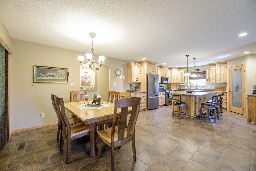 Large dining room space