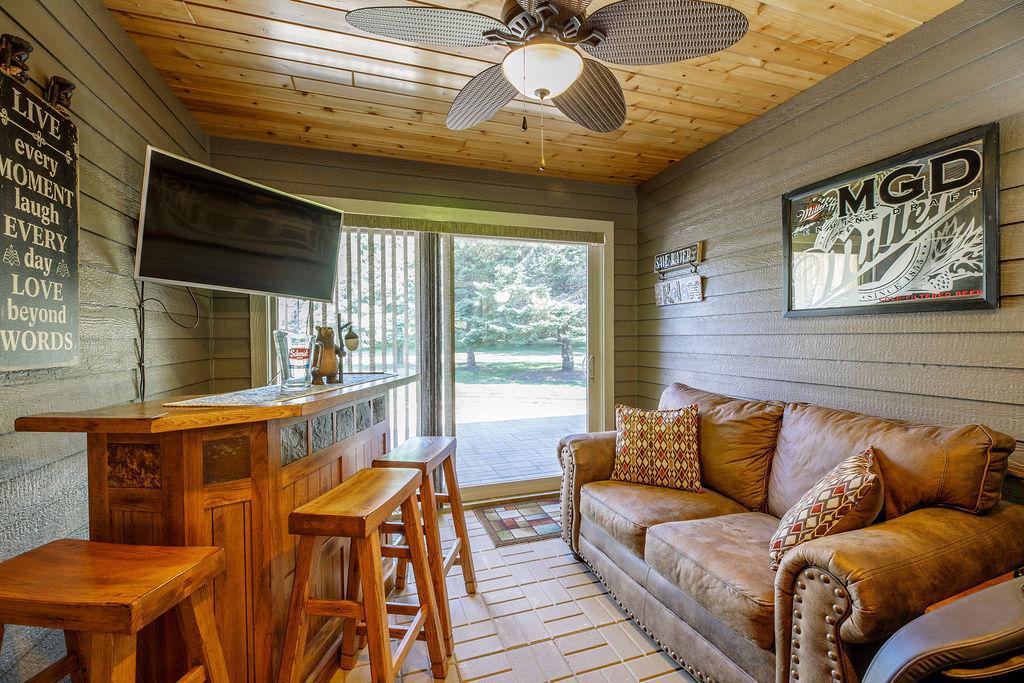 Enclosed porch can be a flex room