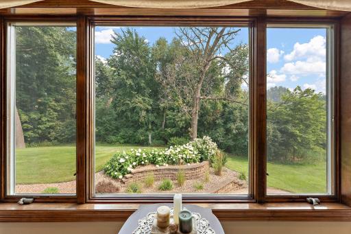 Backyard View from Kitchen