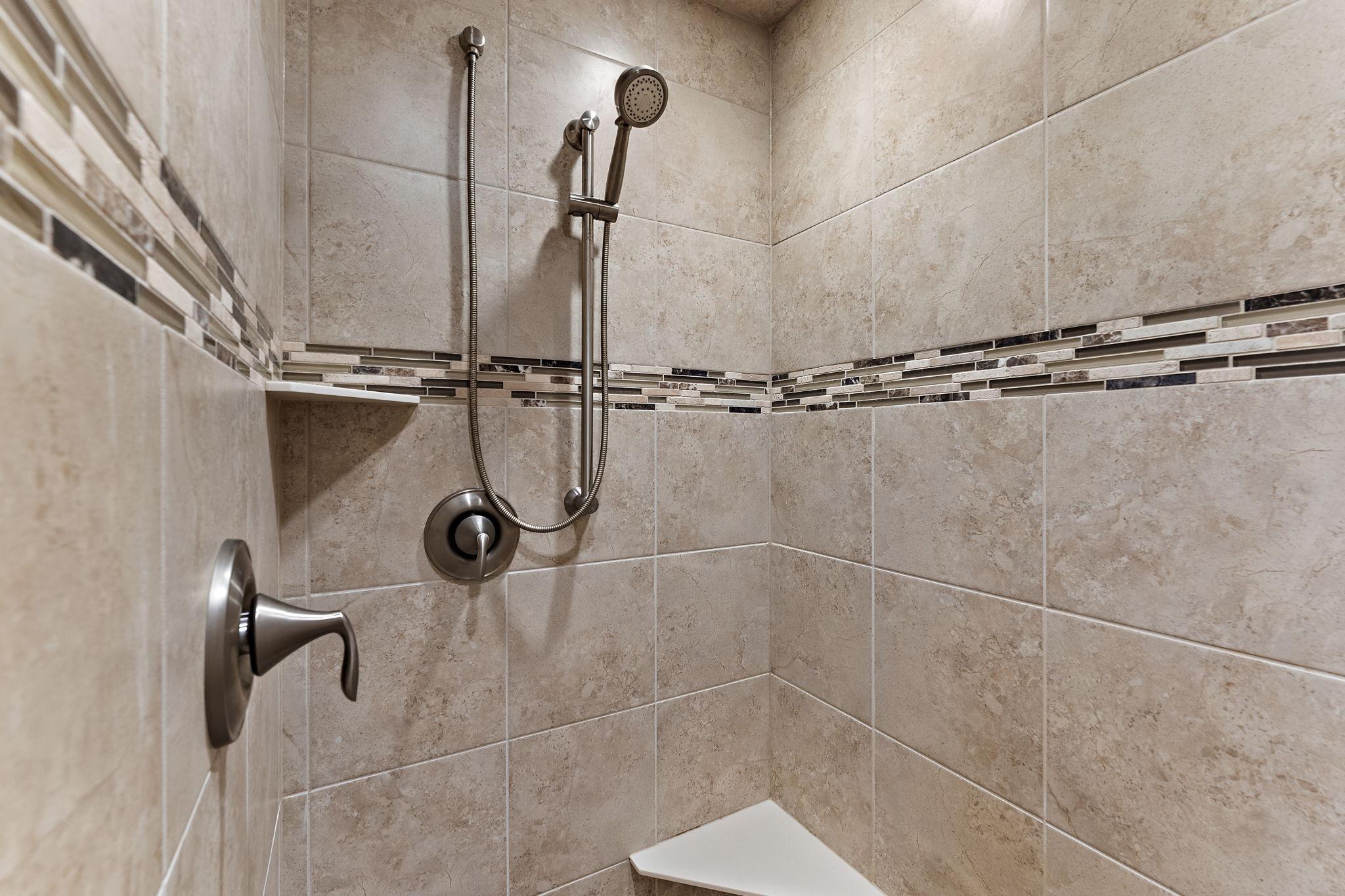 Basement Bath walk-in Shower