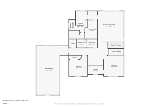 Floor Plan - Upper Level