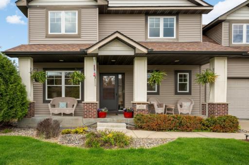 Home features a large covered front porch.