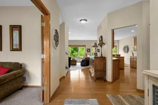 Large front foyer greets you upon entry..