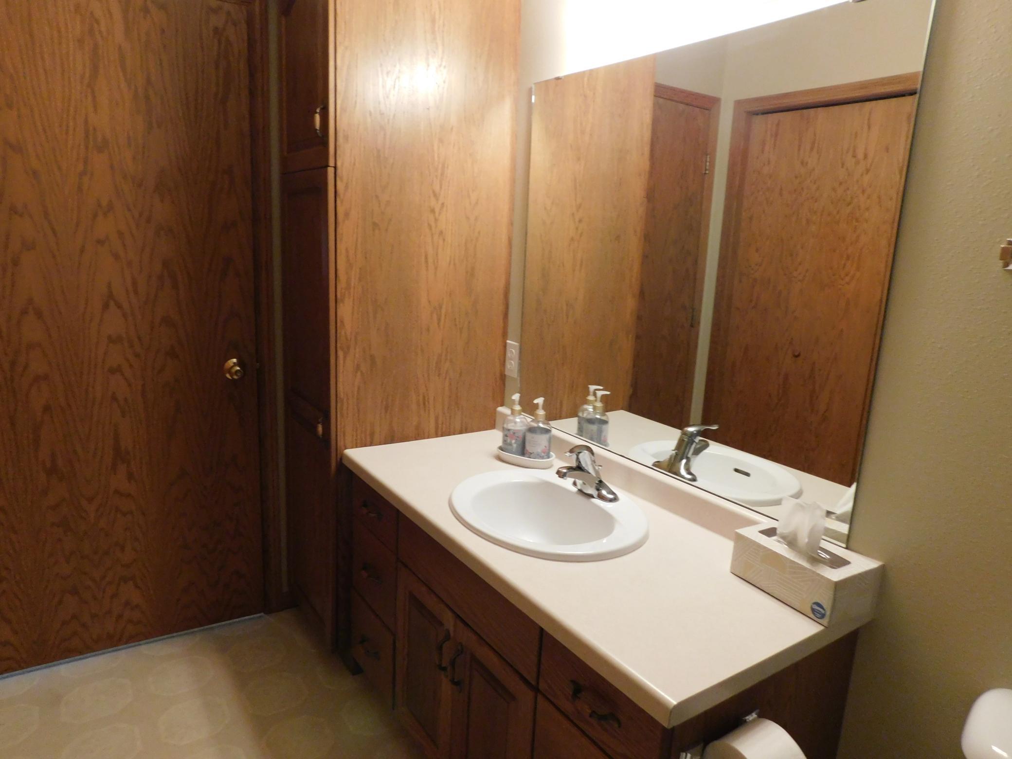 main bath linen closet