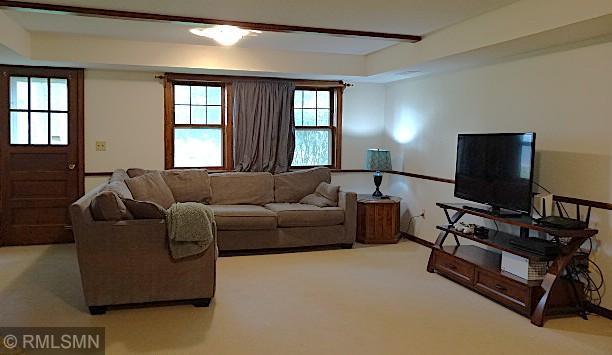 Lower Level Family Room with Walkout to Back Yard