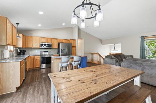 Plenty of counter and cabinet space