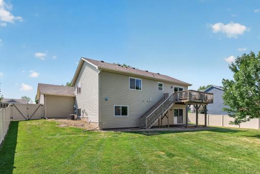 Plenty of space to run, play, garden or relax in the fully fenced backyard