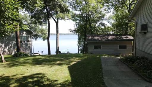 Even from the front or side yard, you are able to experience some great lake views!