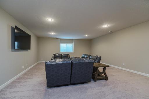 The lower level offers comfortable, roomy living space with a family room, fifth bedroom and 3/4 bath.