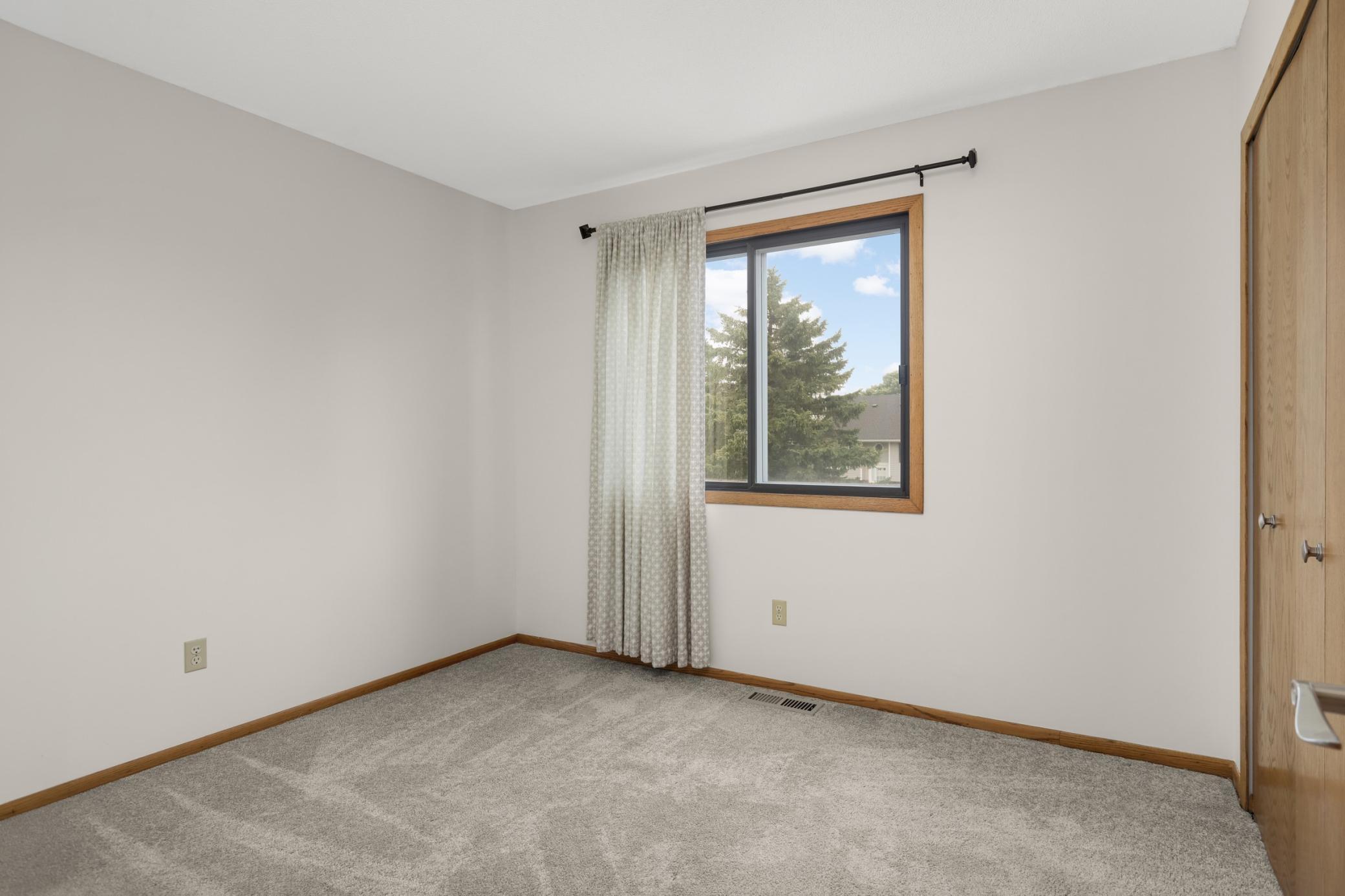 Bedroom two with full sized closet.