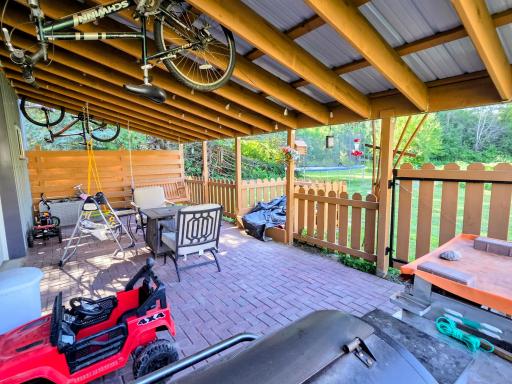 Garage patio