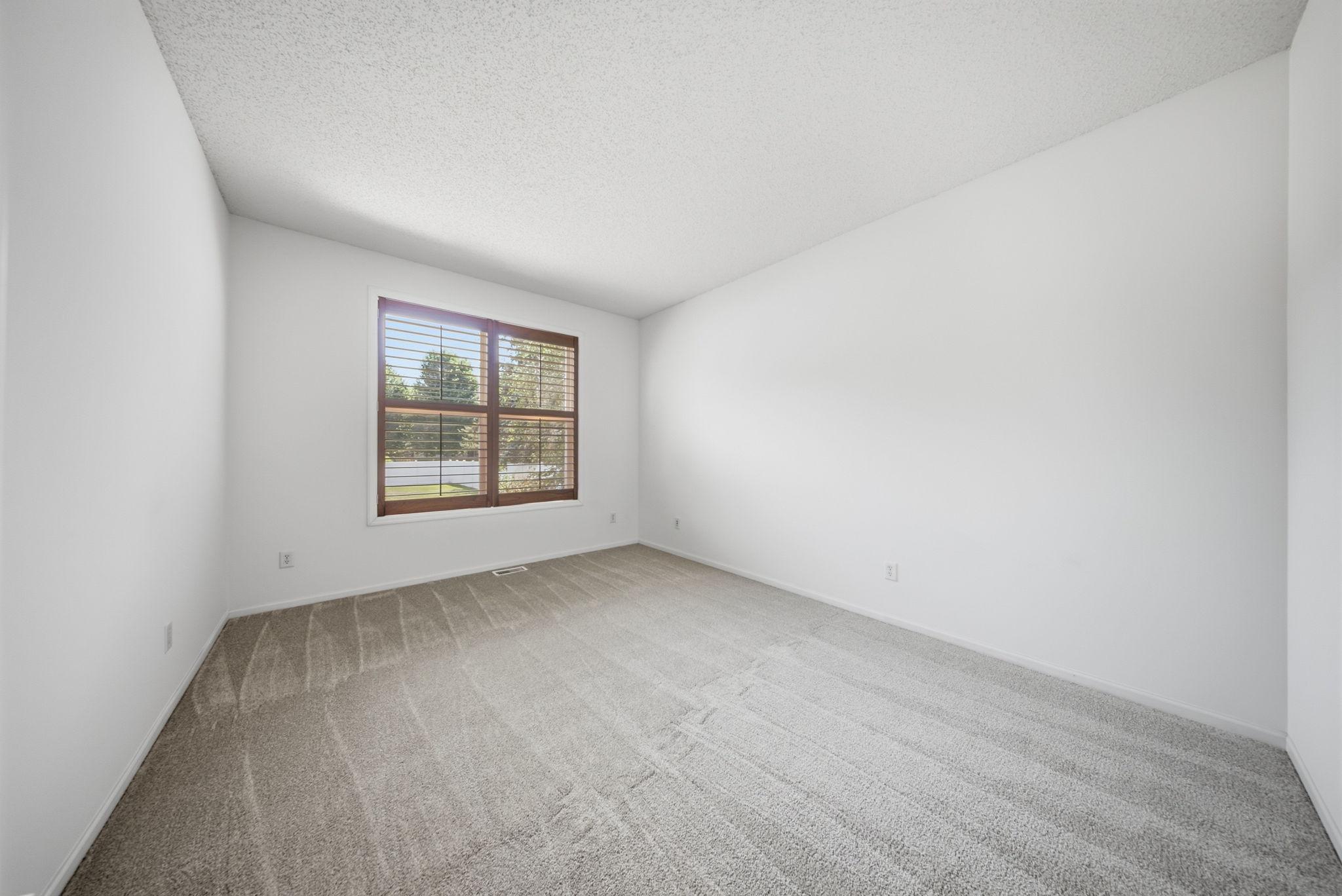 Main floor office with new carpet!