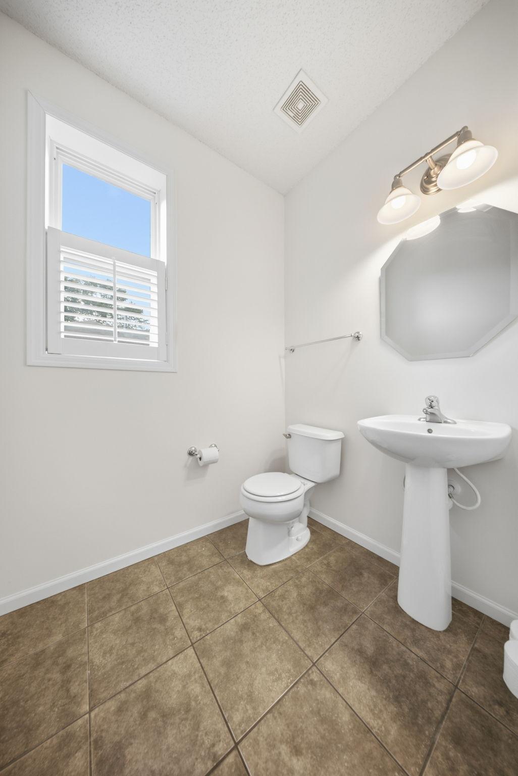 Main floor powder room.