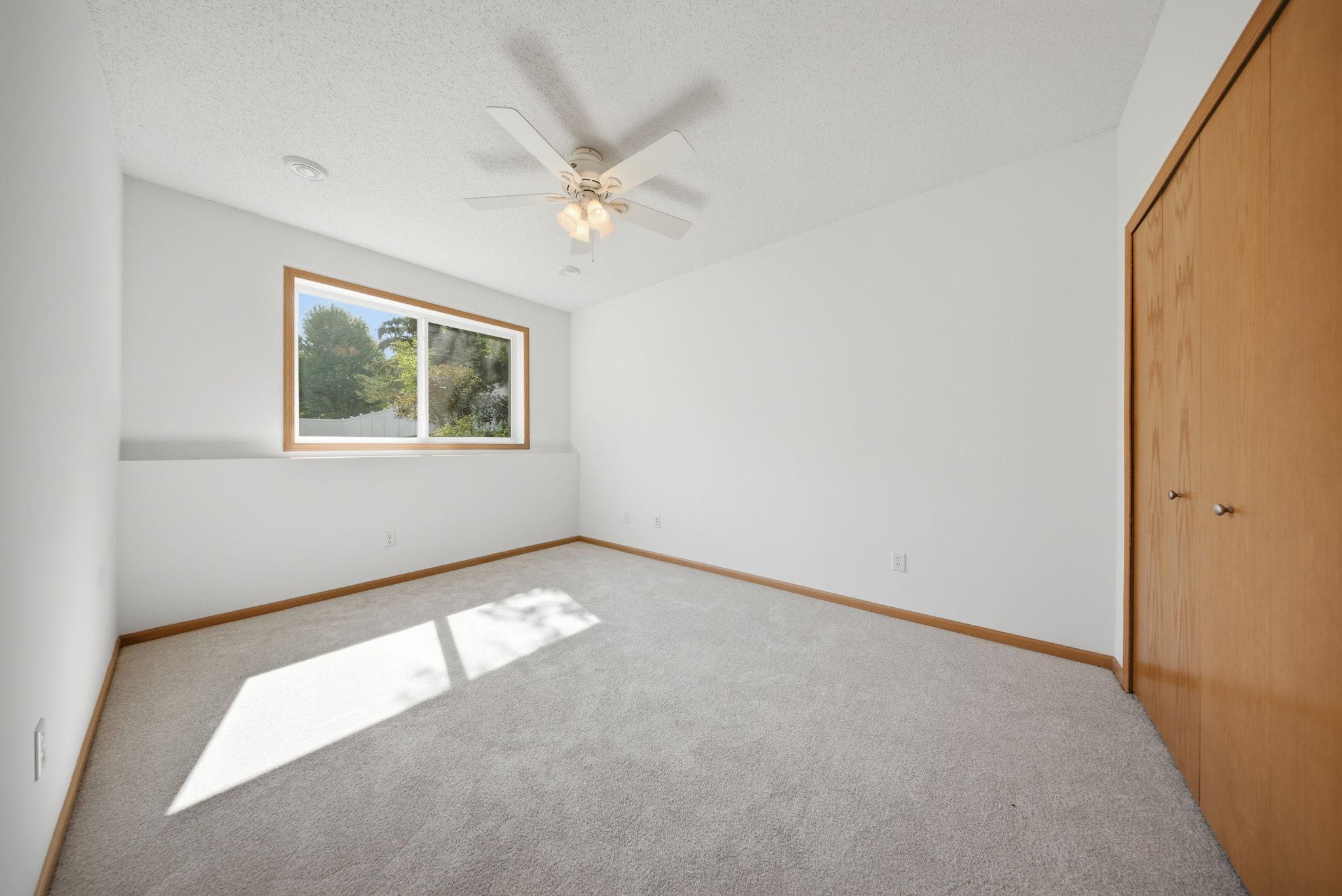 Lower level bedroom.