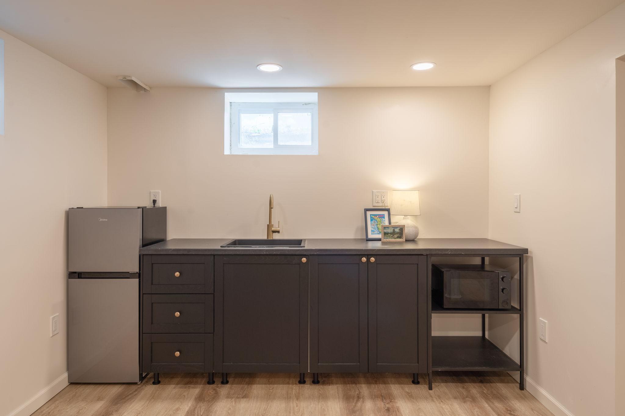 Wet bar basement!