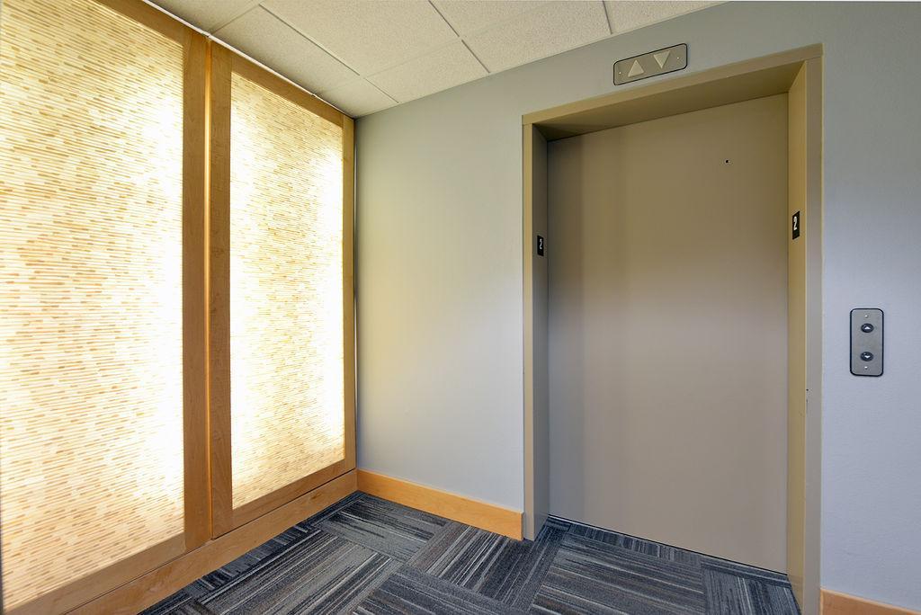 Elevator from garage to units