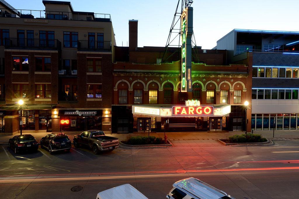 Condo view of Fargo Sign At Night