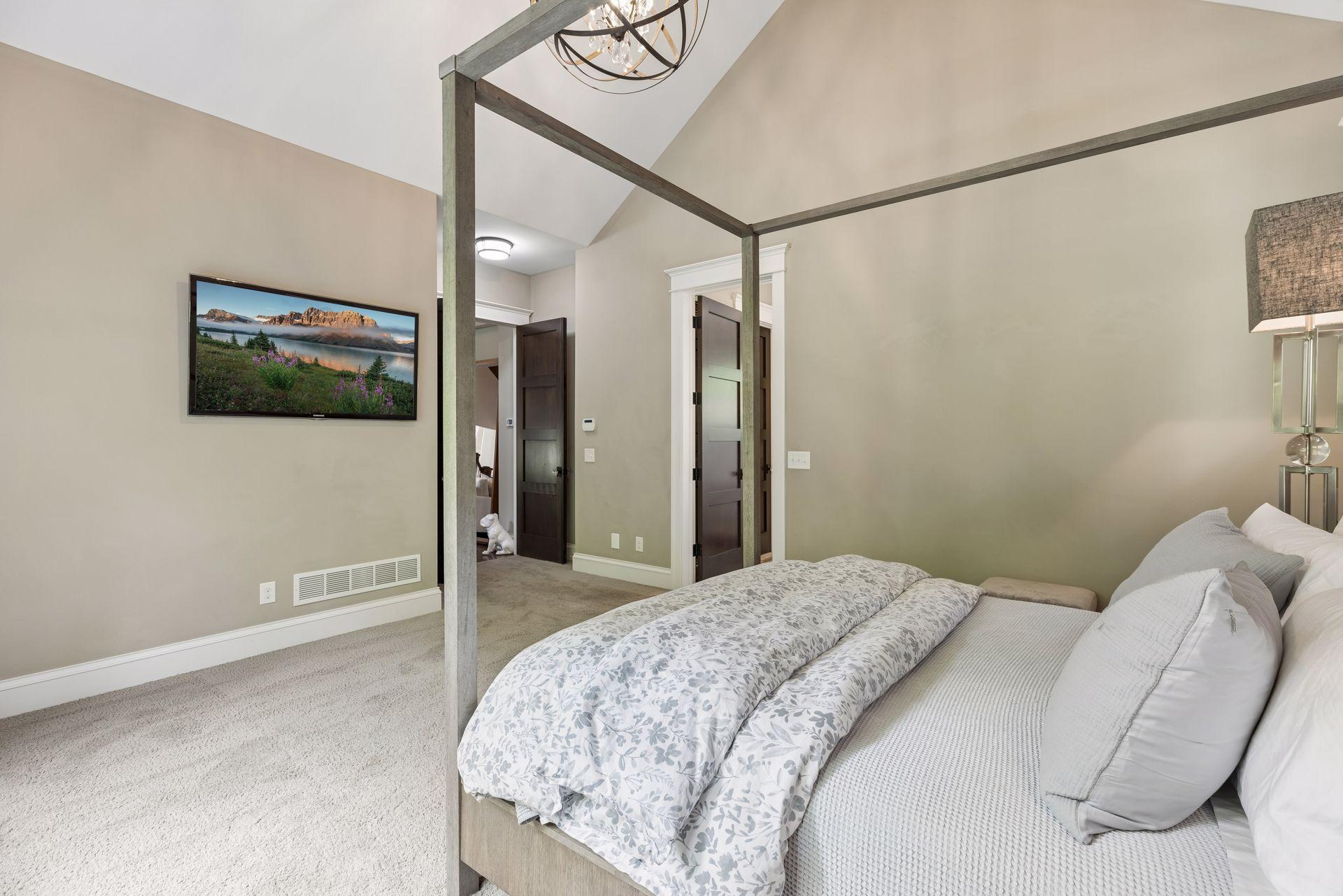 Primary Bedroom w/ Vaulted Ceilings