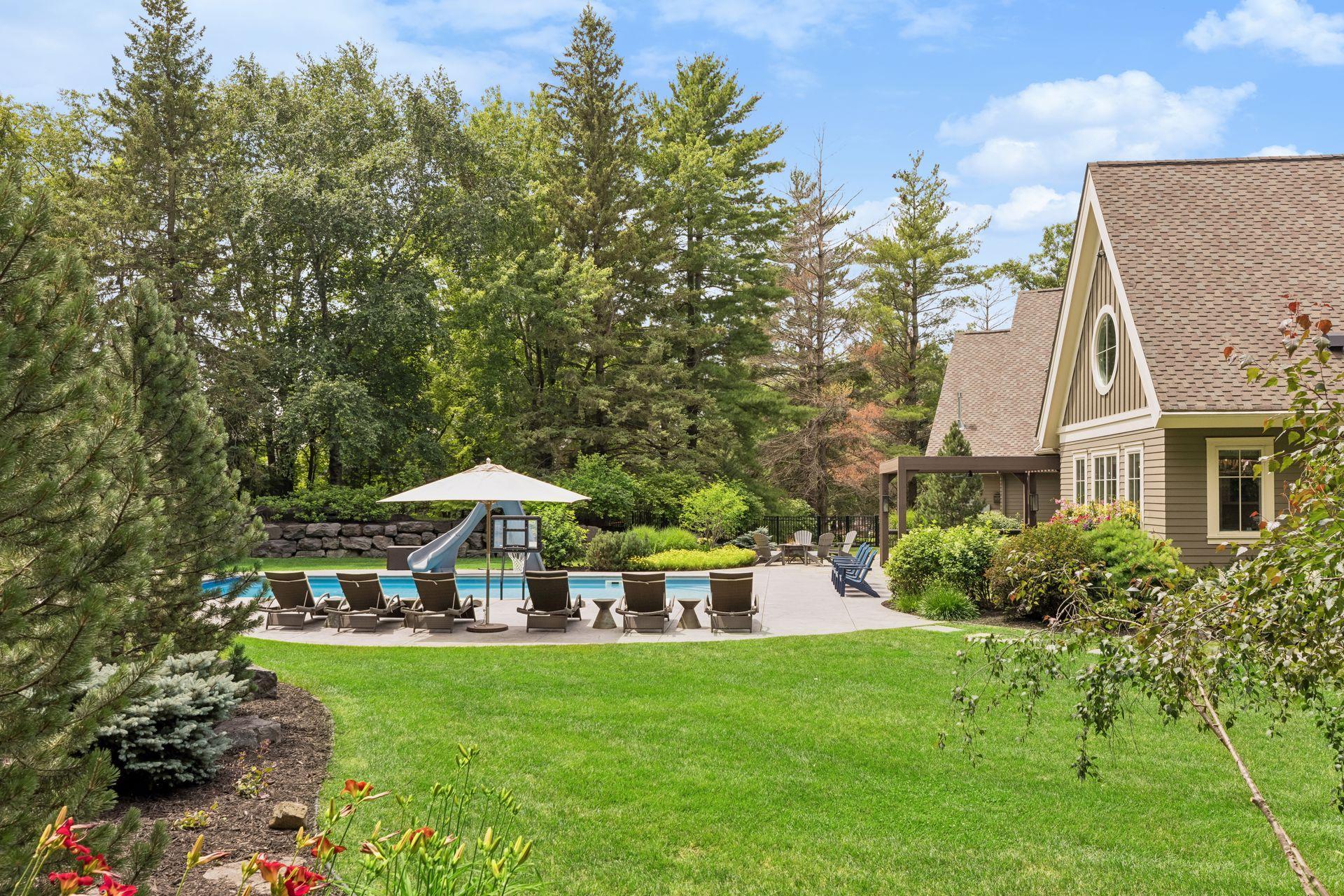 Professionally Landscaped Backyard