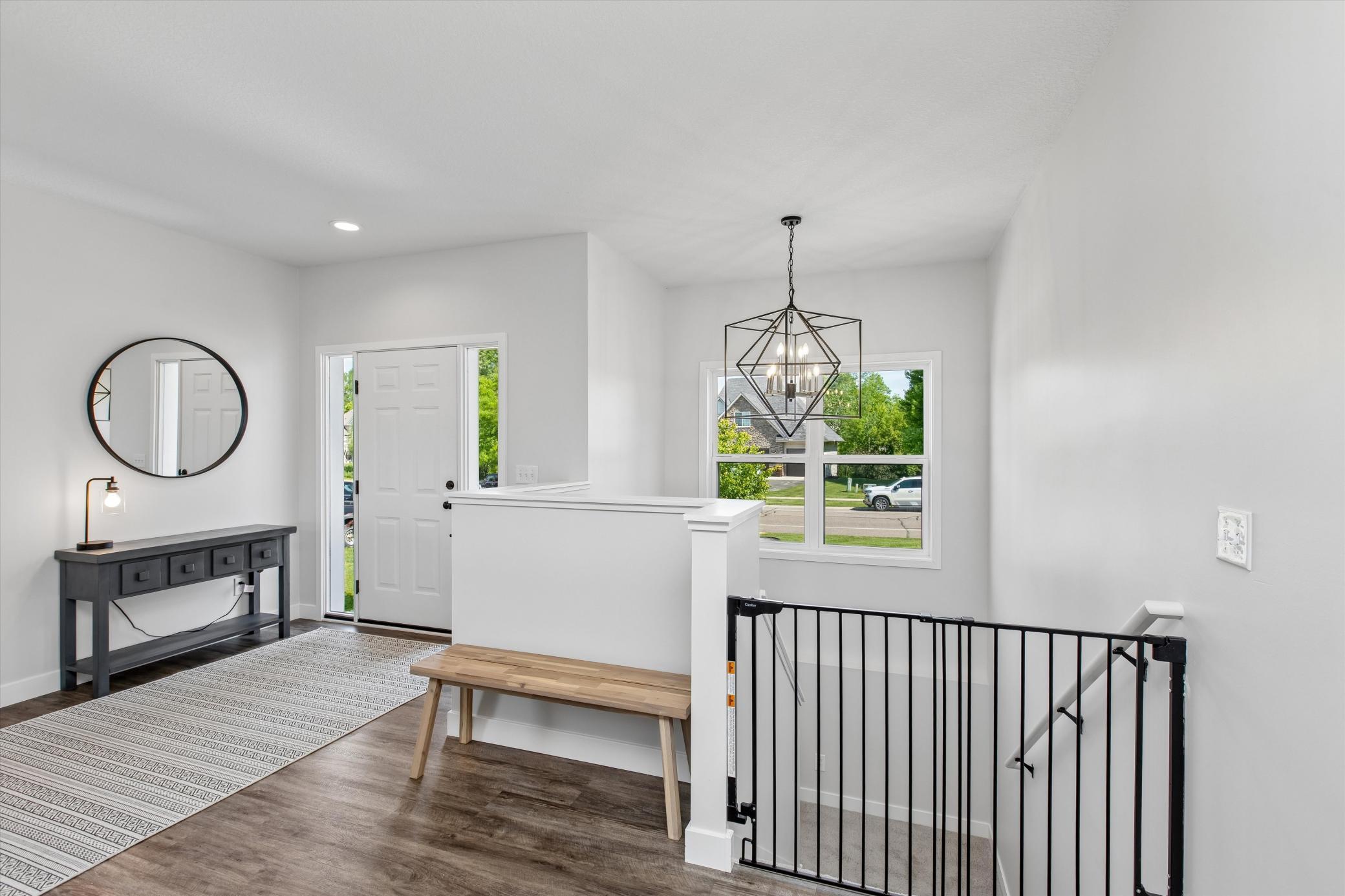 Beautiful first impression with this open foyer