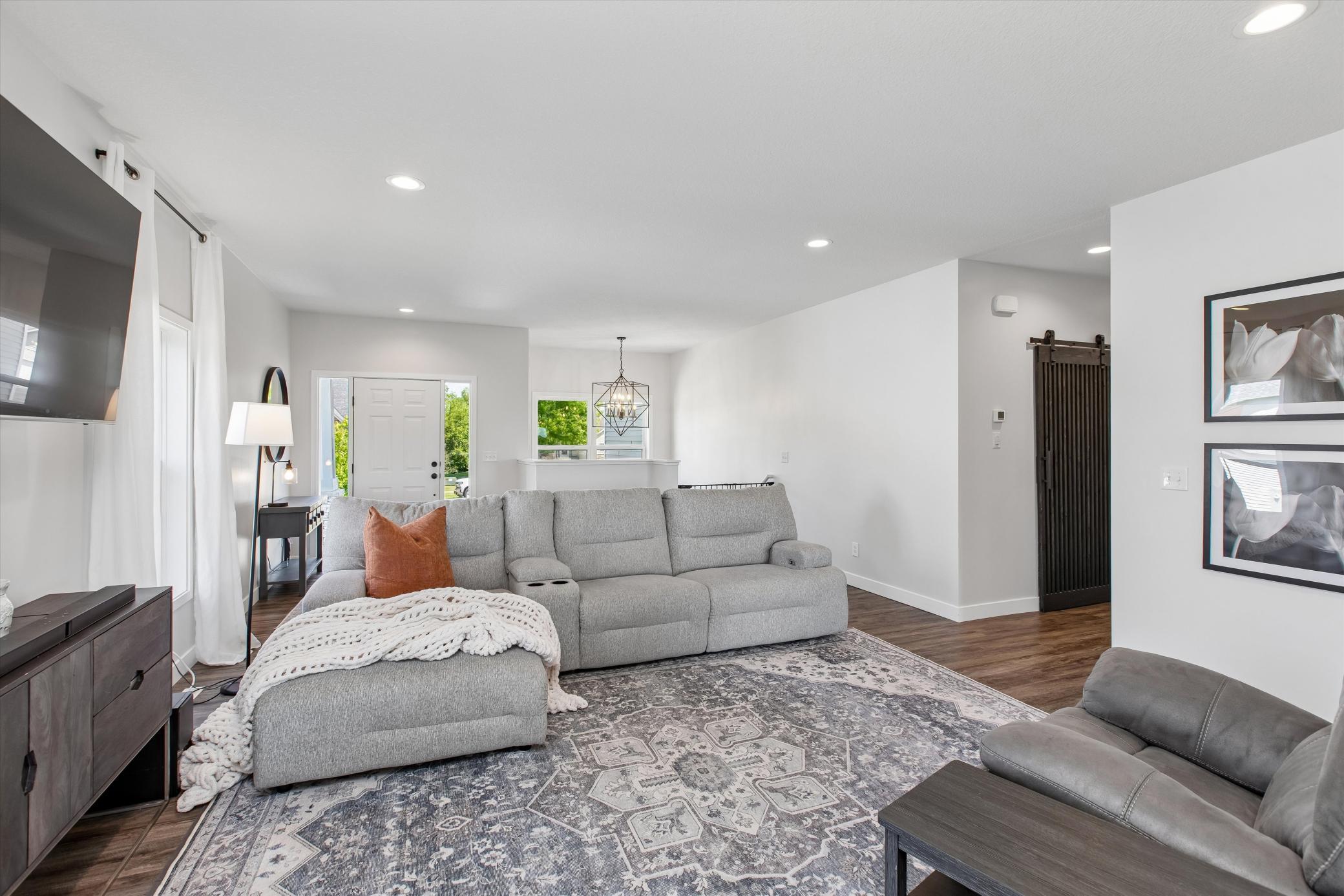 Timeless, neutral paint throughout