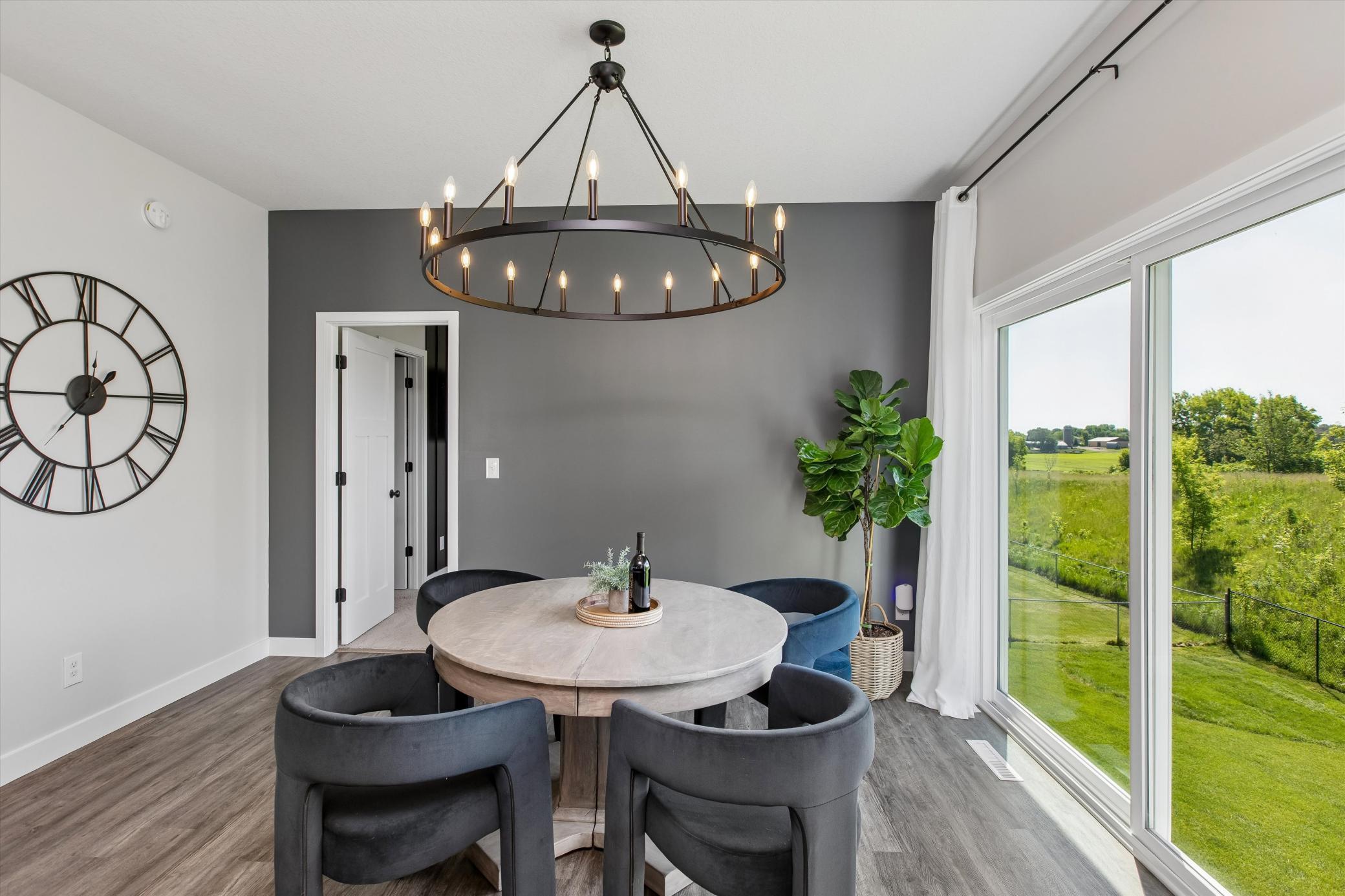 Informal dining room with slider for potential deck