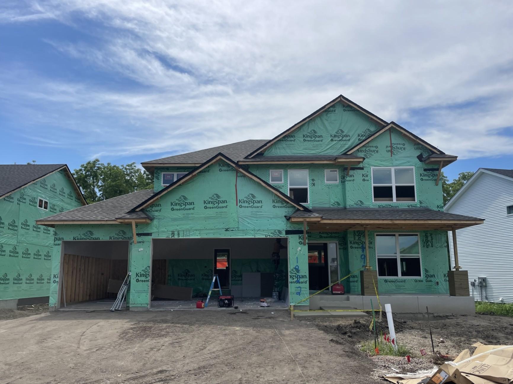 Welcome to 1922 Fulton Rd! (Photo is of the actual home in progress.)