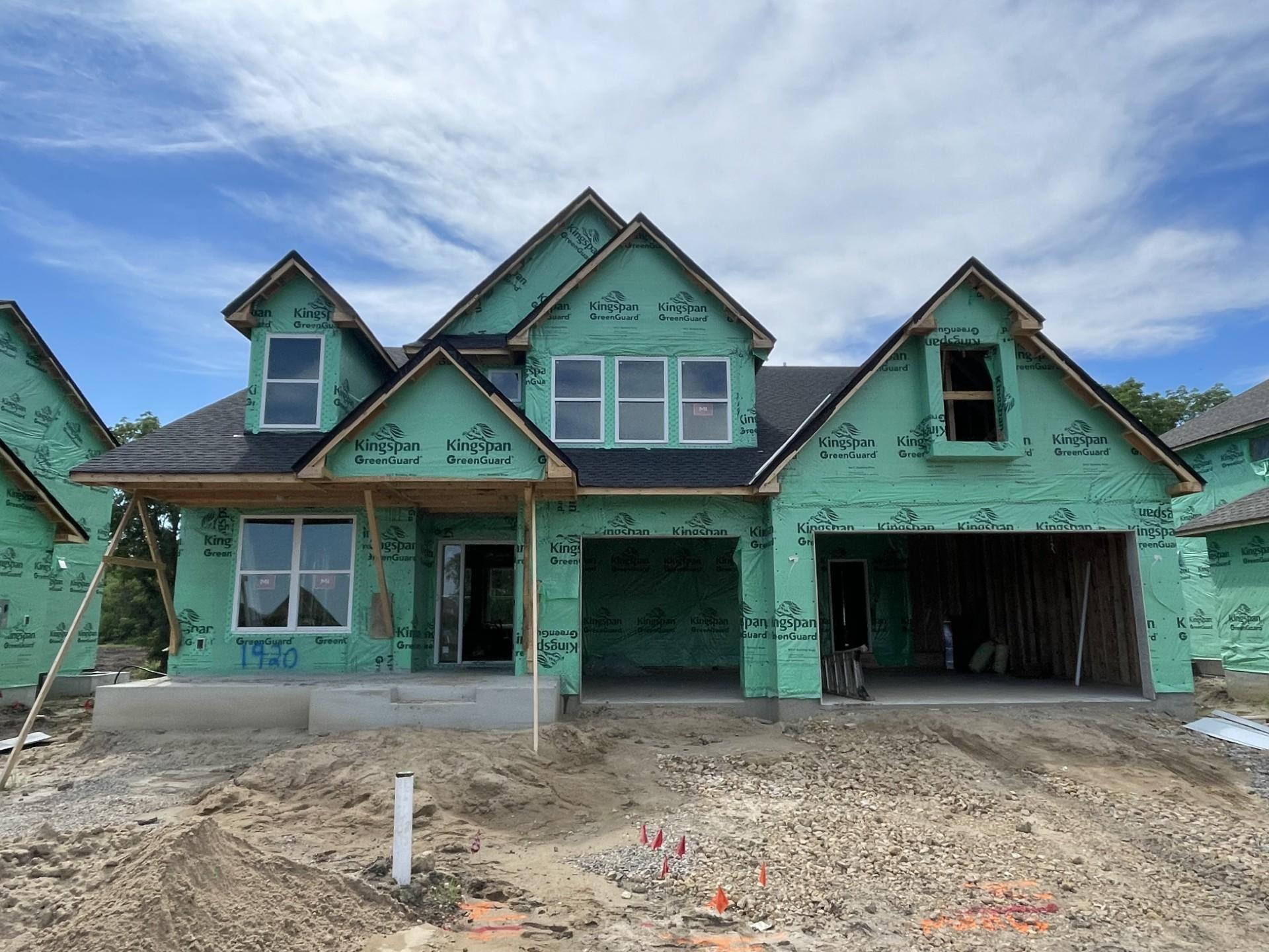 Welcome to 1920 Fulton Rd! (Photo is of the actual home in progress.)