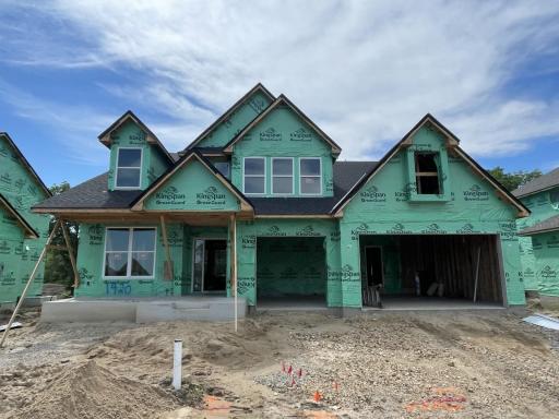 Welcome to 1920 Fulton Rd! (Photo is of the actual home in progress.)