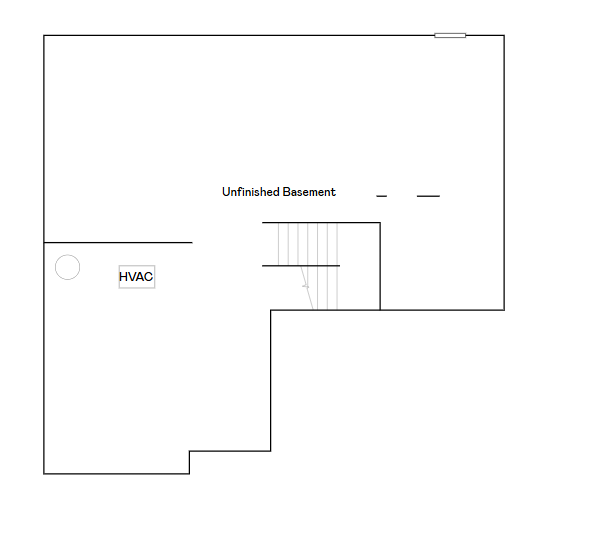 Lewis lower level floorplan.