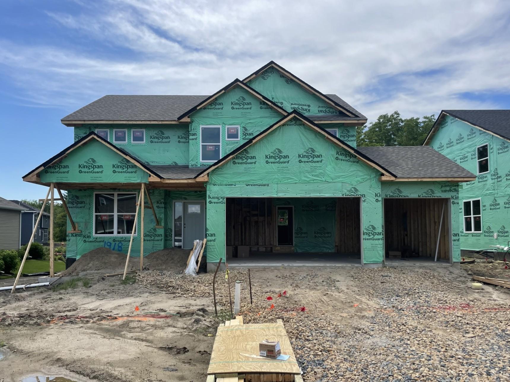 Welcome to 1918 Fulton Rd! (Photo is of the actual home in progress.)